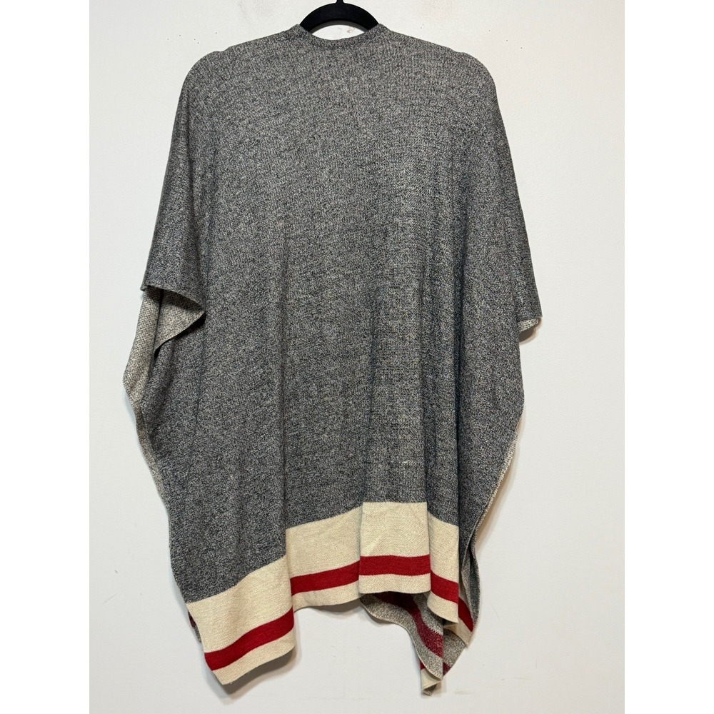 Roots Cabincore Poncho Wrap Women O/S Gorpcore Heritage Lounge Canadiana Cozy - Picture 3 of 8